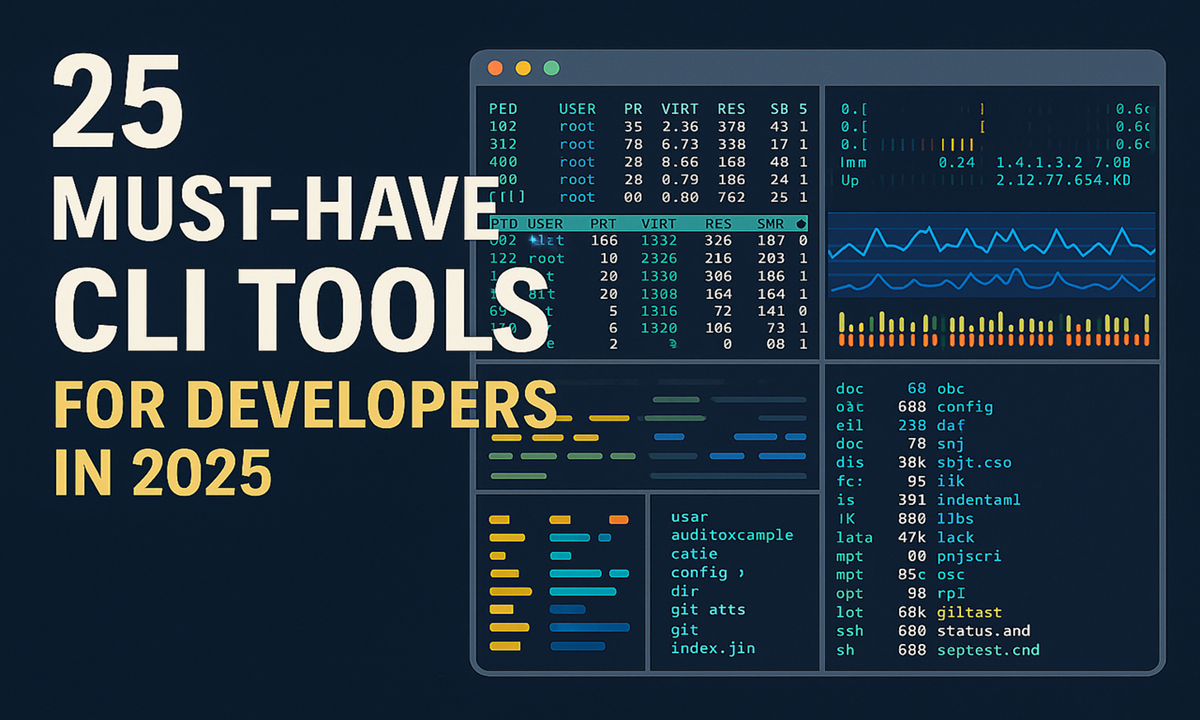 25 Must-Have CLI Tools for Developers in 2025